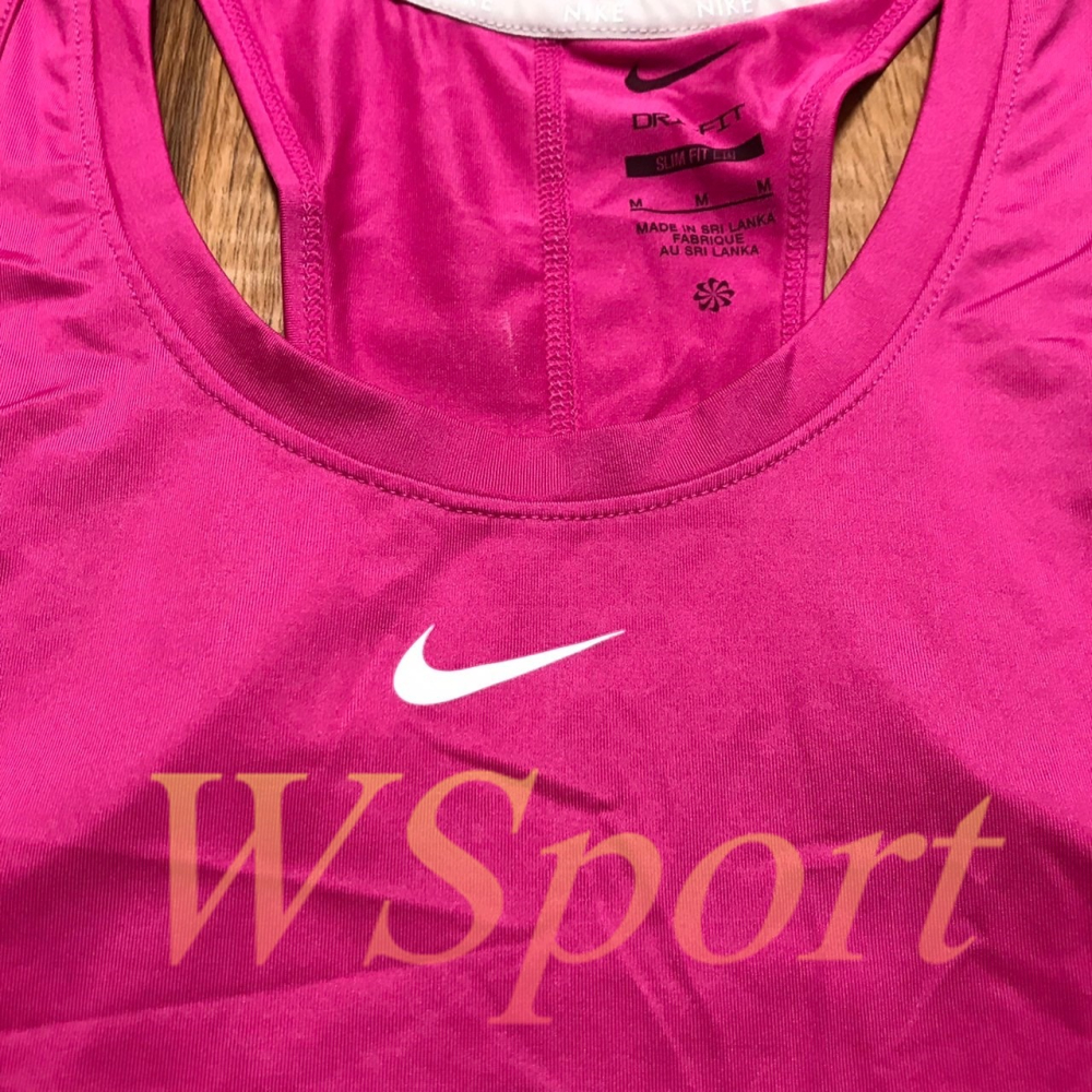 【WS】NIKE W ONE DF SLIM TANK 女款 粉 跑步 訓練 運動 背心 DD0624-621-細節圖5