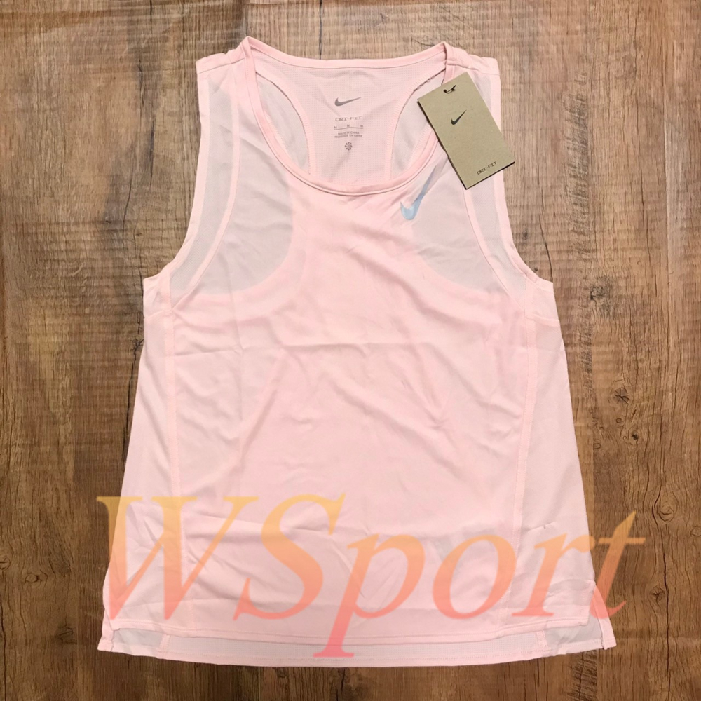 【WS】NIKE W DF RACE SINGLET 女款 粉 跑步 慢跑 訓練 背心 DD5941-610-細節圖5