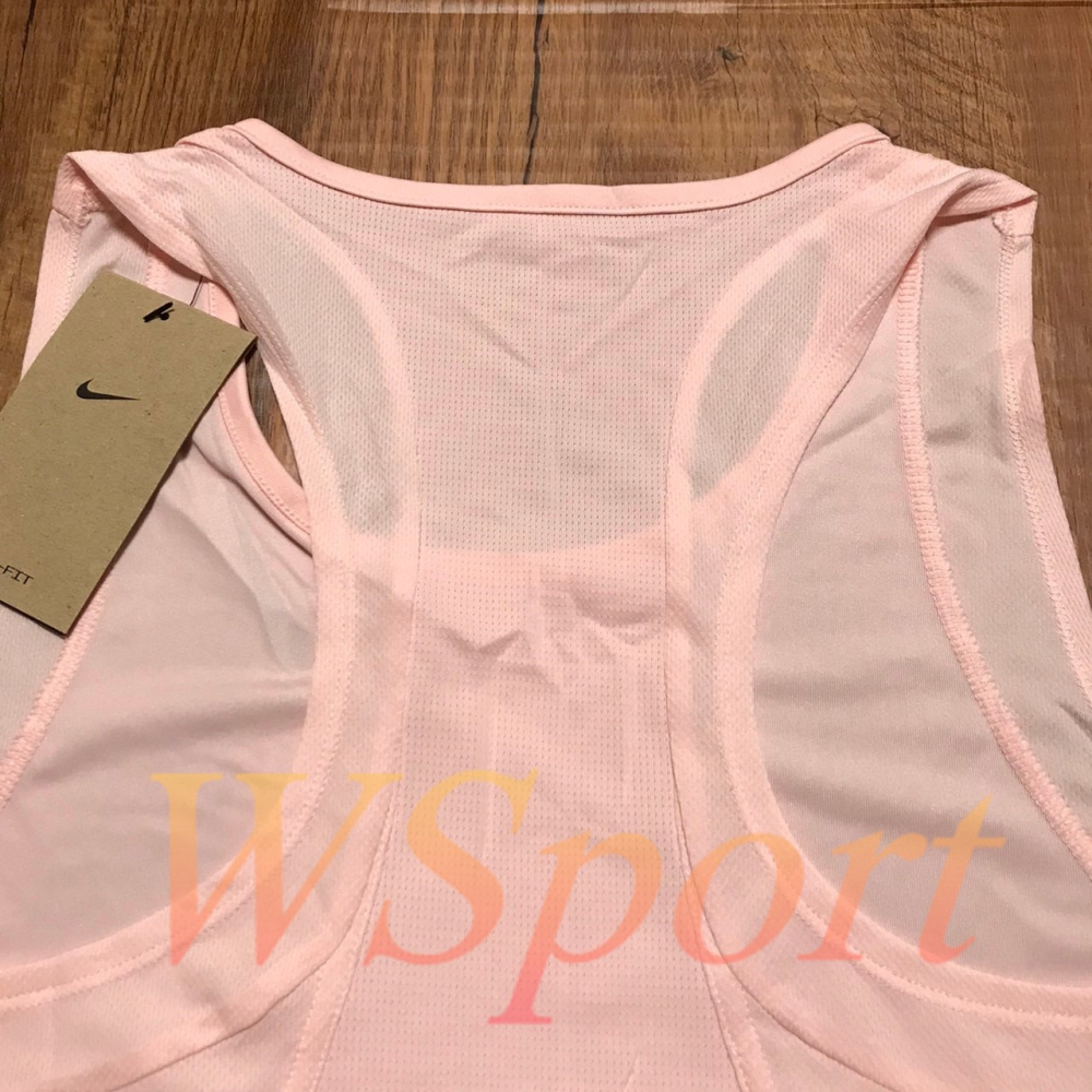 【WS】NIKE W DF RACE SINGLET 女款 粉 跑步 慢跑 訓練 背心 DD5941-610-細節圖8