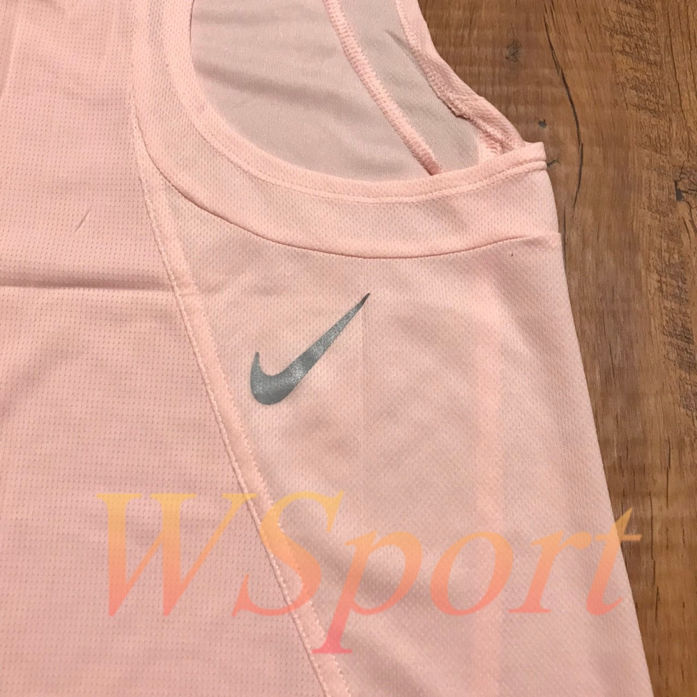 【WS】NIKE W DF RACE SINGLET 女款 粉 跑步 慢跑 訓練 背心 DD5941-610-細節圖9