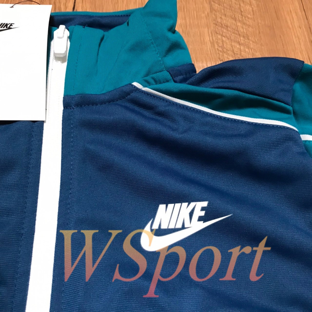 【WS】NIKE NSW TRACK SUIT 童裝 運動 休閒 立領 長袖 長T 外套 DH9661-460-細節圖3