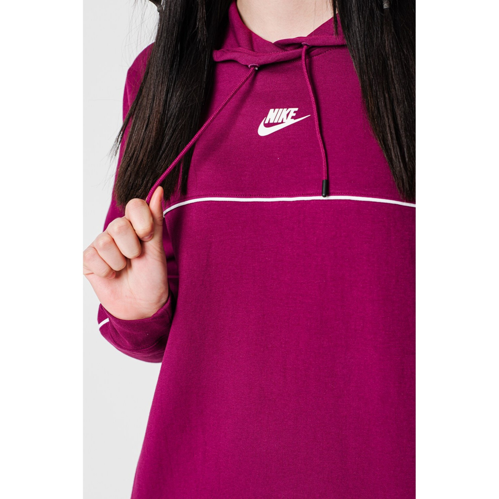 【WS】NIKE NSW FLEECE HOODIE DRESS 女款 休閒 連帽 洋裝 連衣裙 DM6050-610-細節圖5