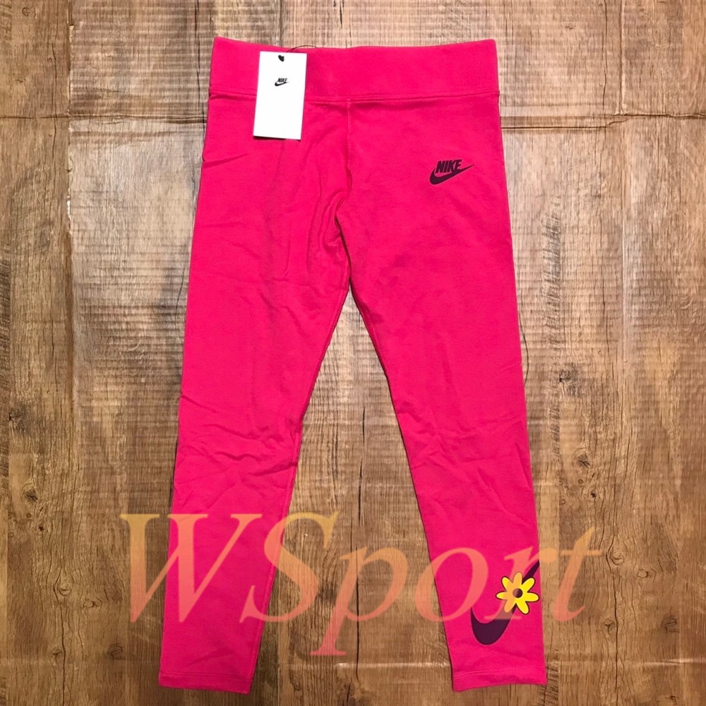 【WS】NIKE ESSNTL LEGGINGS 童裝 運動 慢跑 休閒 打底 內搭 緊身褲 DM8391-666-細節圖4