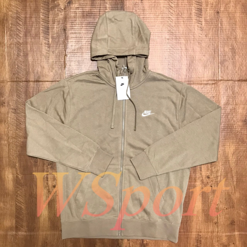 【WS】NIKE NSW CLUB HOODIE FZ FT 男款 運動 休閒 長袖 連帽 外套 BV2649-247-細節圖6