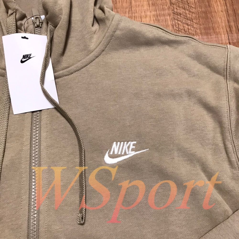 【WS】NIKE NSW CLUB HOODIE FZ FT 男款 運動 休閒 長袖 連帽 外套 BV2649-247-細節圖7