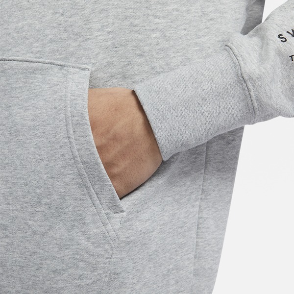 【WS】NIKE NSW SWOOSH 男款 灰白 運動 休閒 保暖 長袖 連帽 外套 DD6088-063-細節圖5