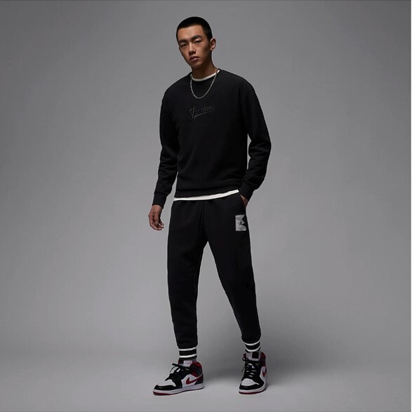 【WS】NIKE JORDAN FLIGHT MVP 男款 運動 休閒 保暖 長袖 長T 大學T FN4608-010-細節圖6