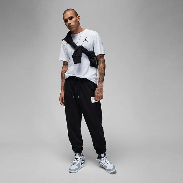 【WS】NIKE JORDAN ESS STMT PANT 男 運動 休閒 保暖 縮口 棉褲 長褲 DQ7469-010-細節圖3