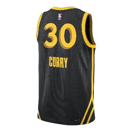 【WS】NIKE NBA SWGMN 勇士 STEPHEN CURRY 籃球 背心 城市版 球衣 DX8502-011-細節圖5