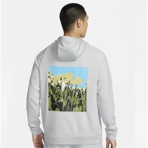 【WS】NIKE DF HD PO GFX 男款 運動 休閒 鬱金香 保暖 長袖 長T 帽T FN3286-025-細節圖2