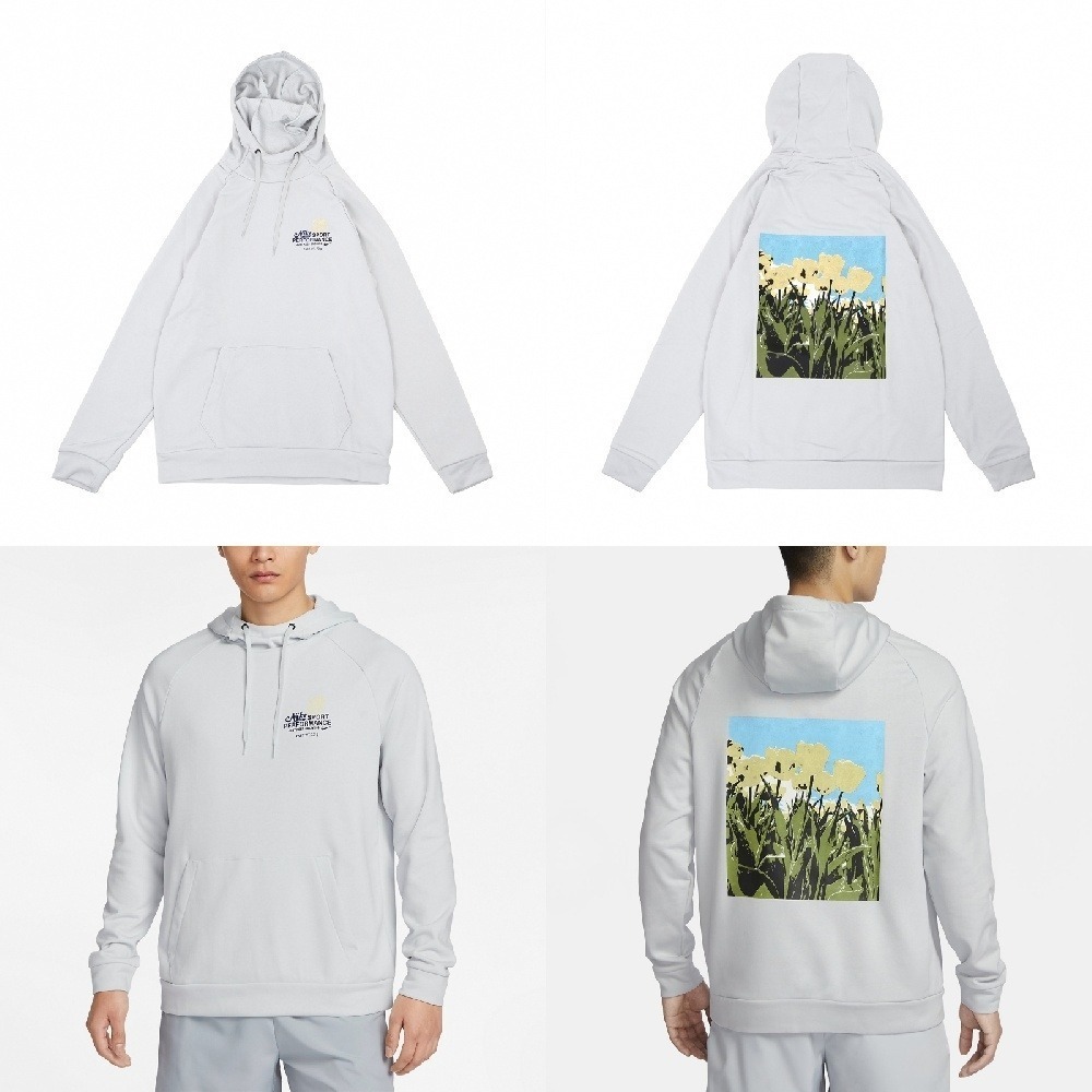 【WS】NIKE DF HD PO GFX 男款 運動 休閒 鬱金香 保暖 長袖 長T 帽T FN3286-025-細節圖7