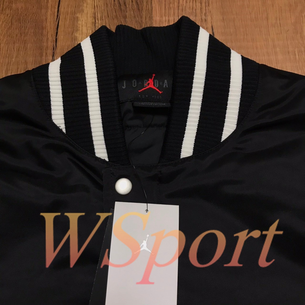 【WS】NIKE JORDAN VARSITY OW JKT 男 復古 立領 外套 棒球外套 DQ7345-010-細節圖2