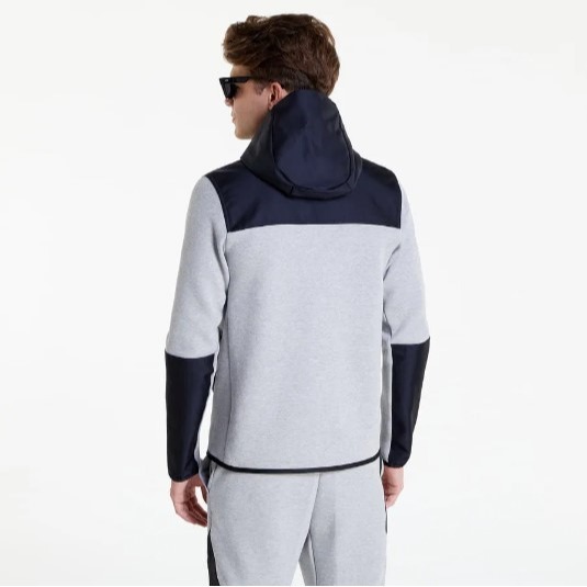 【WS】NIKE NSW TECH FLEECE 男款 黑灰 運動 休閒 保暖 長袖 連帽 外套 DR6166-063-細節圖5