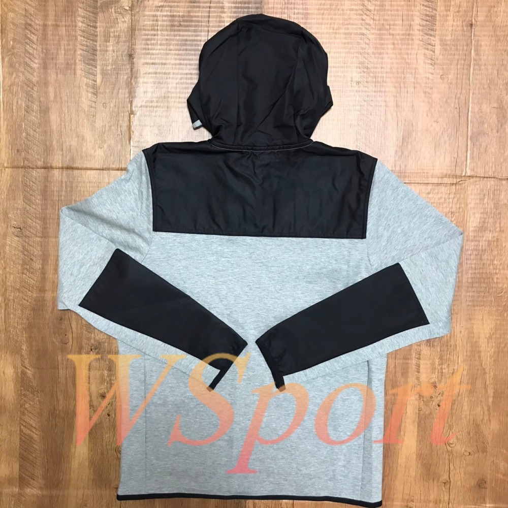 【WS】NIKE NSW TECH FLEECE 男款 黑灰 運動 休閒 保暖 長袖 連帽 外套 DR6166-063-細節圖9