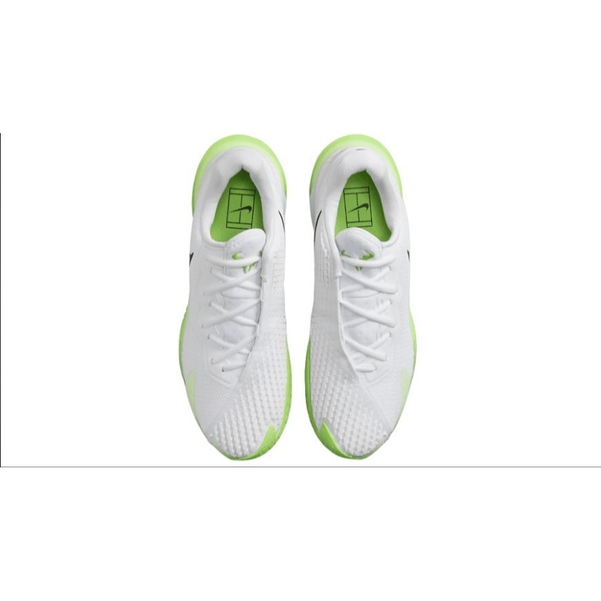 【WS】NIKE ZOOM VAPOR CAGE 4 RAFA 納達爾 白黑 螢光綠 網球鞋 DD1579-105-細節圖8