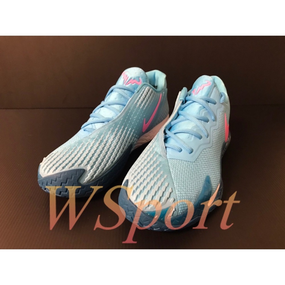 【WS】NIKE ZOOM VAPOR CAGE 4 RAFA 納達爾 藍粉 運動 網球鞋 DD1579-400-細節圖2
