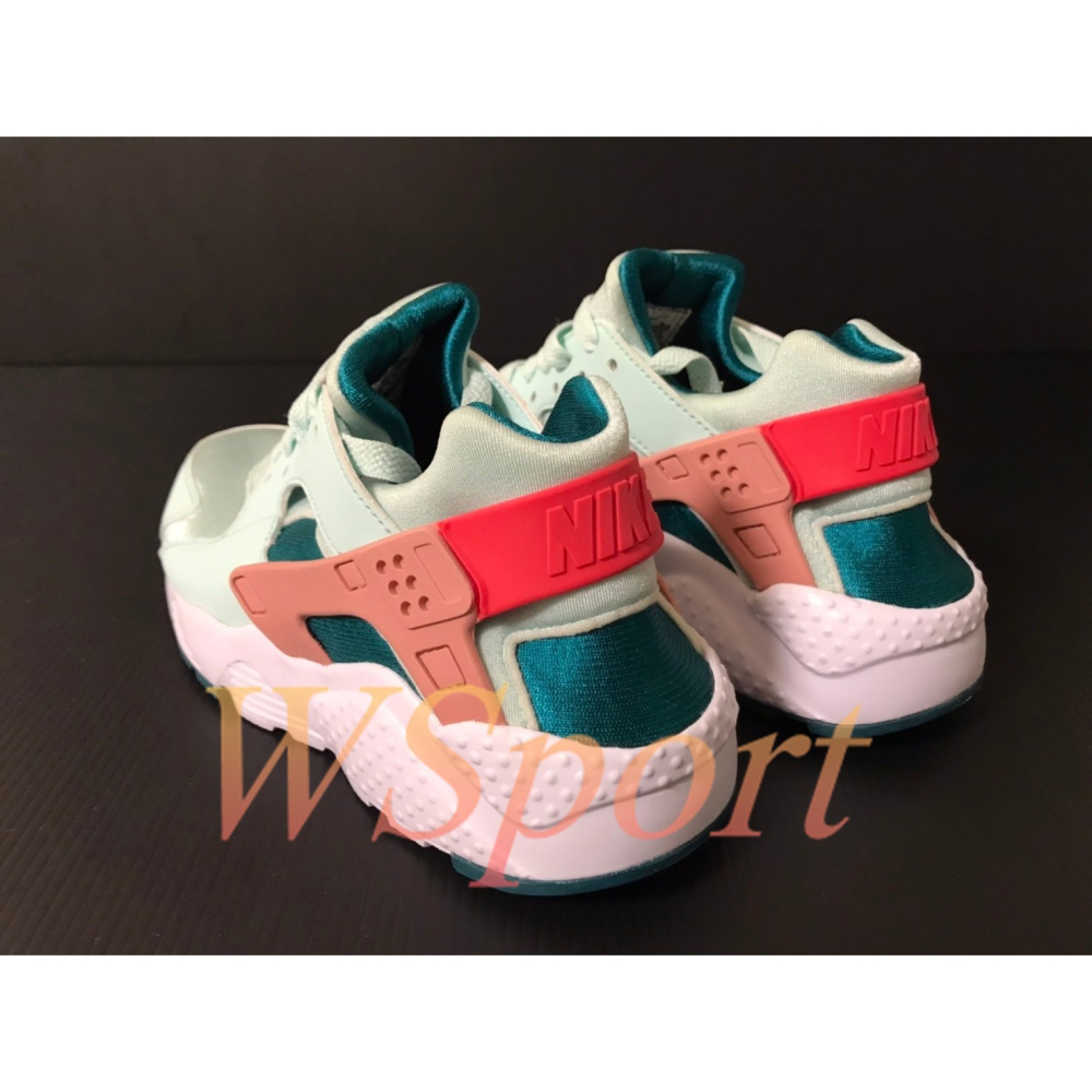 【WS】NIKE HUARACHE RUN (GS) 童鞋 湖水綠 復古 武士鞋 運動鞋 654275-305-細節圖3