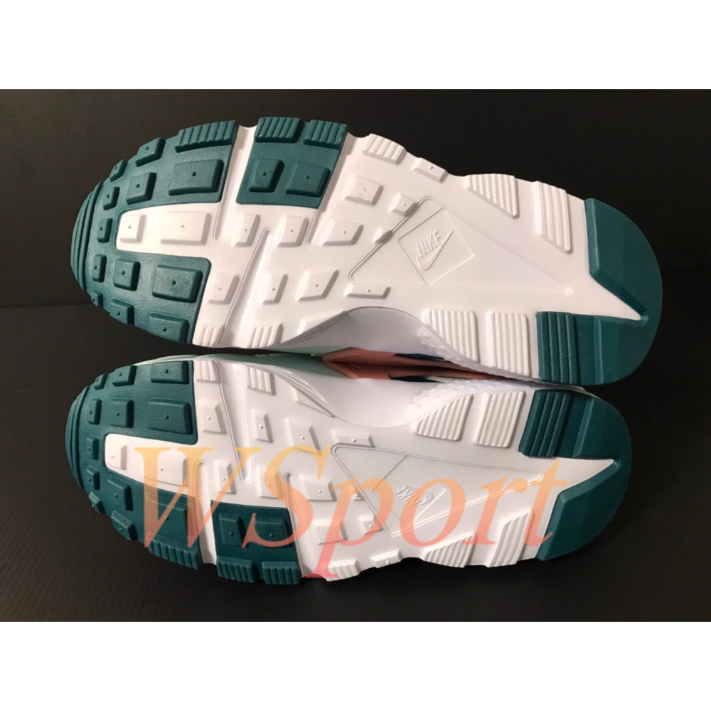 【WS】NIKE HUARACHE RUN (GS) 童鞋 湖水綠 復古 武士鞋 運動鞋 654275-305-細節圖4