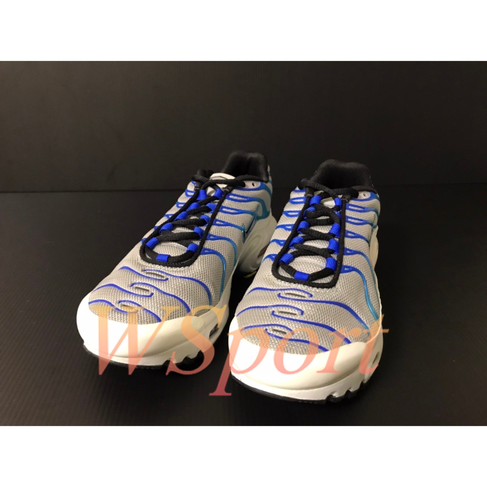 【WS】NIKE AIR MAX PLUS (GS) 灰藍 童鞋 復古 氣墊 運動 球鞋 CD0609-019-細節圖2