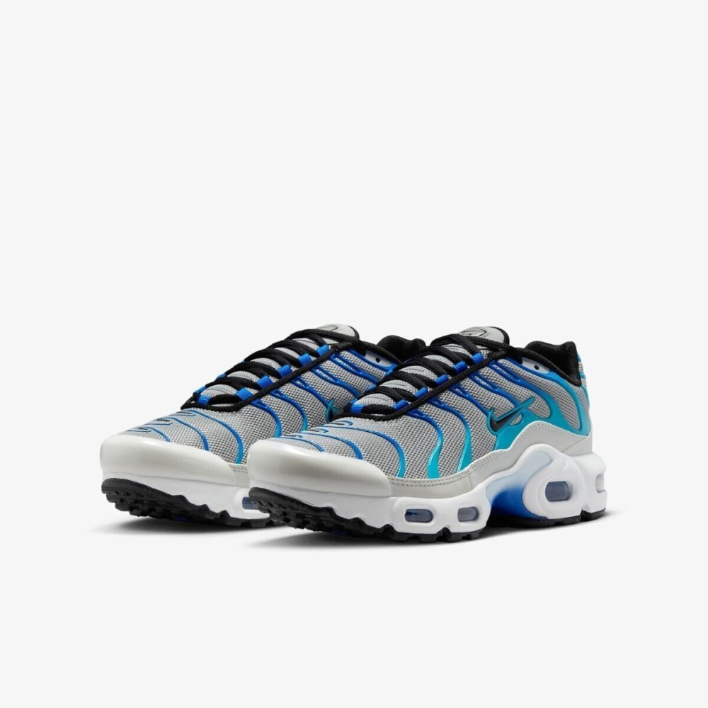 【WS】NIKE AIR MAX PLUS (GS) 灰藍 童鞋 復古 氣墊 運動 球鞋 CD0609-019-細節圖5