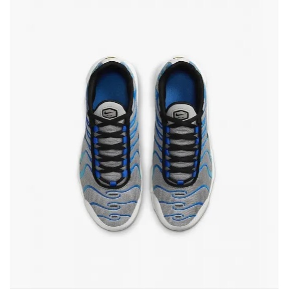 【WS】NIKE AIR MAX PLUS (GS) 灰藍 童鞋 復古 氣墊 運動 球鞋 CD0609-019-細節圖6