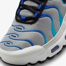 【WS】NIKE AIR MAX PLUS (GS) 灰藍 童鞋 復古 氣墊 運動 球鞋 CD0609-019-細節圖8