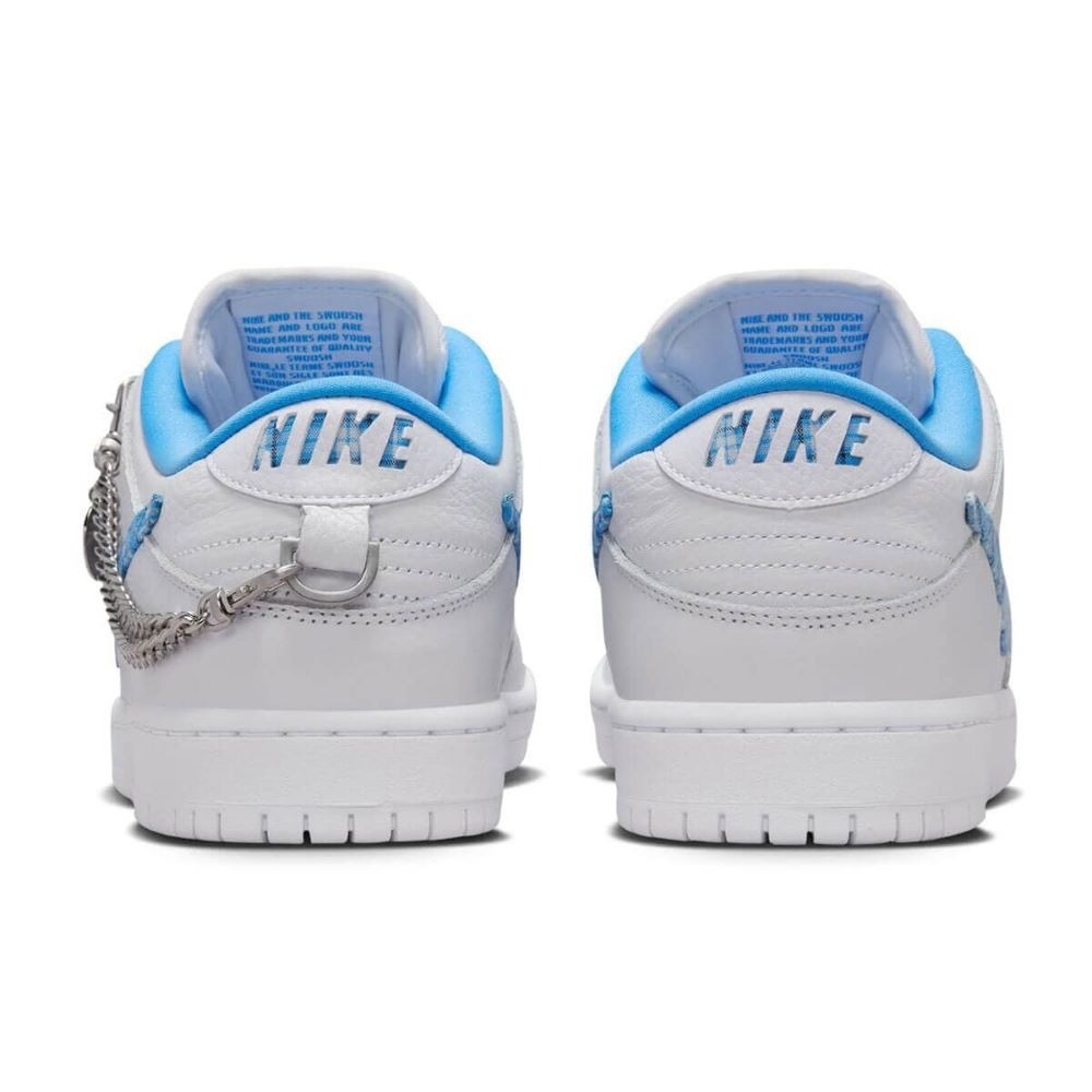 【WS】NIKE DUNK LOW RETRO X NICOLE HAUSE 聯名 藍格  休閒鞋 FZ8802-100-細節圖3