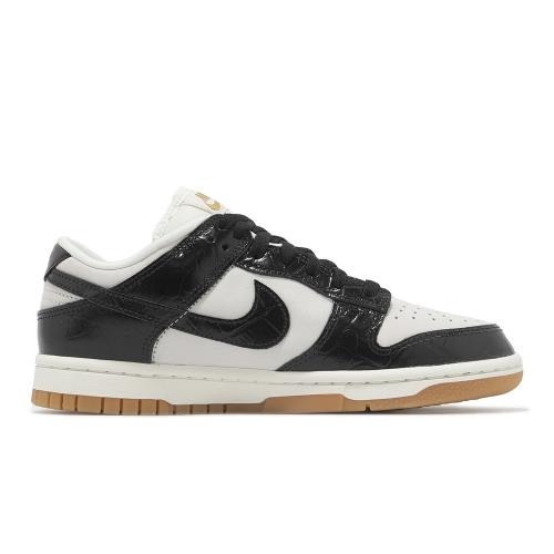 【WS】NIKE W DUNK LOW LX 黑白 鱷魚紋 膠底 復古 運動 休閒鞋 FJ2260-003-細節圖7