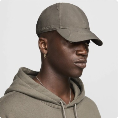 【WS】NIKE  x NOCTA 聯名 復古 運動 老帽 鴨舌帽 棒球帽 兩色 FV5541-040 382-細節圖5