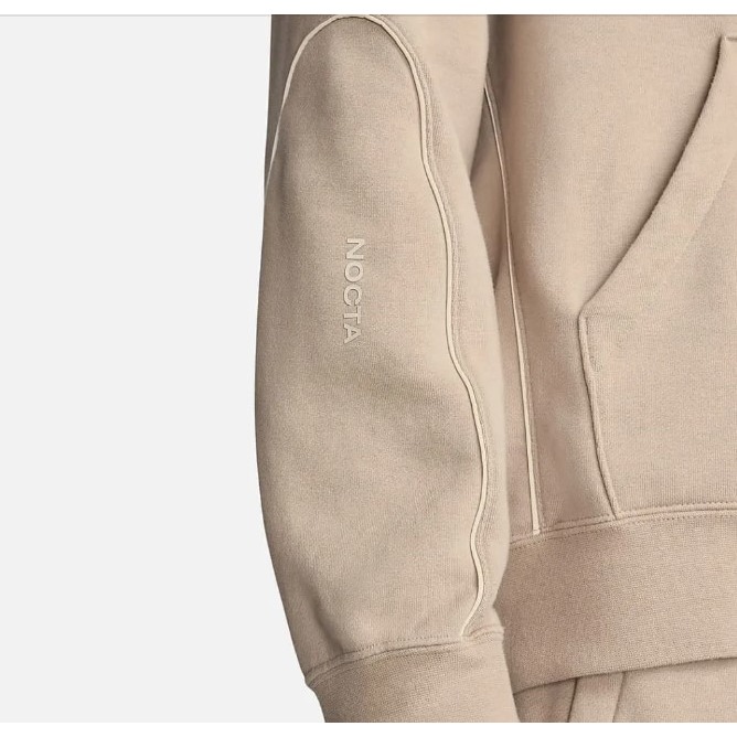 【WS】NIKE X NOCTA HOODIE 男女款 聯名 運動 休閒 保暖 長袖 連帽 帽T FN7660-200-細節圖3