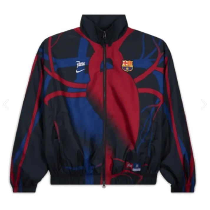 【WS】NIKE FC BARCELONA x PATTA 巴塞隆納 聯名 運動 休閒 風衣 外套 FQ4275-010-細節圖5