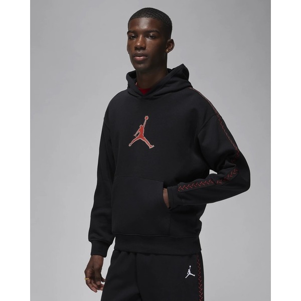 【WS】NIKE JORDAN FLT MVP FLC PO 黑 運動 休閒 長袖 連帽 帽T FN6353-010-細節圖2