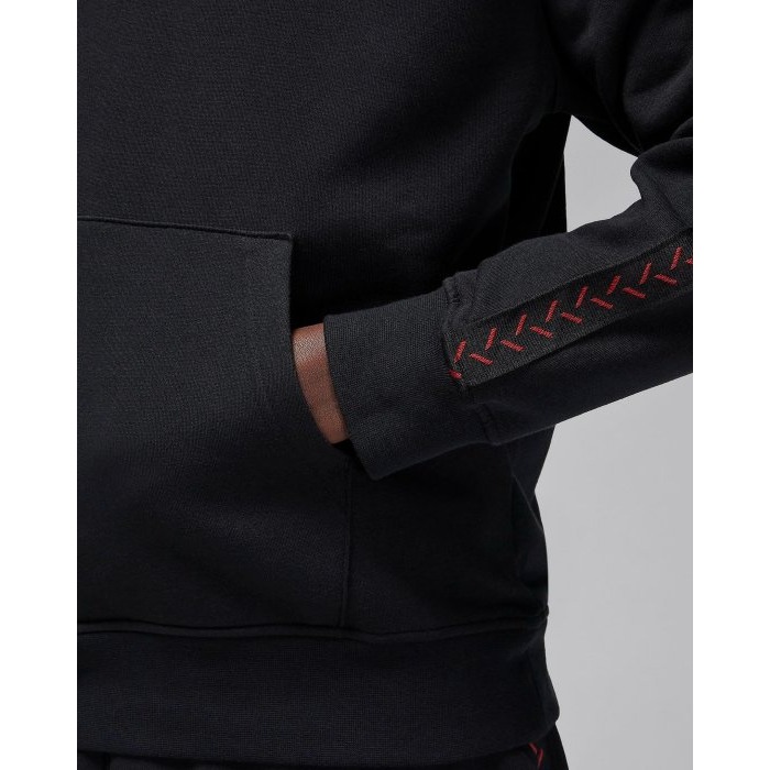 【WS】NIKE JORDAN FLT MVP FLC PO 黑 運動 休閒 長袖 連帽 帽T FN6353-010-細節圖4