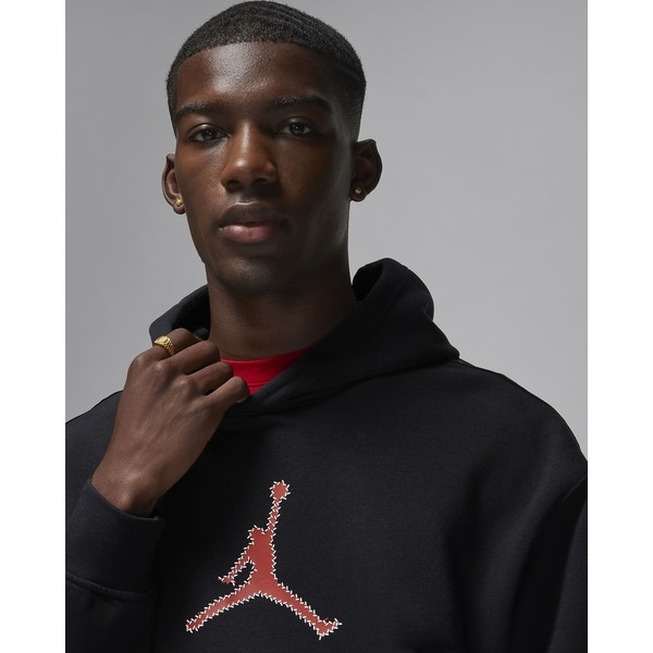 【WS】NIKE JORDAN FLT MVP FLC PO 黑 運動 休閒 長袖 連帽 帽T FN6353-010-細節圖5