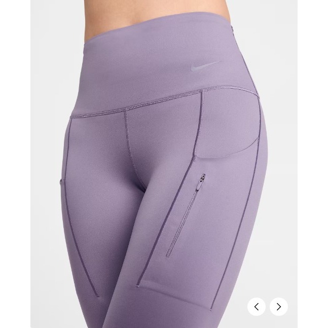 【WS】NIKE W NK DF GO MR 7/8 TGHT 紫 運動 健身 瑜珈 緊身褲 DQ5640-509-細節圖4