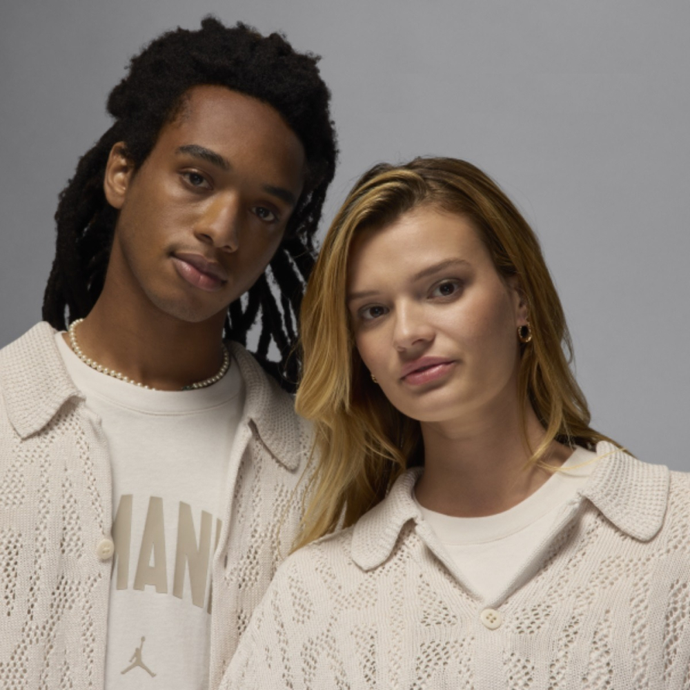 【WS】JORDAN X A Ma Maniere 聯名 針織衫 運動 休閒 短袖 白 HF0535-030 黑029-細節圖3