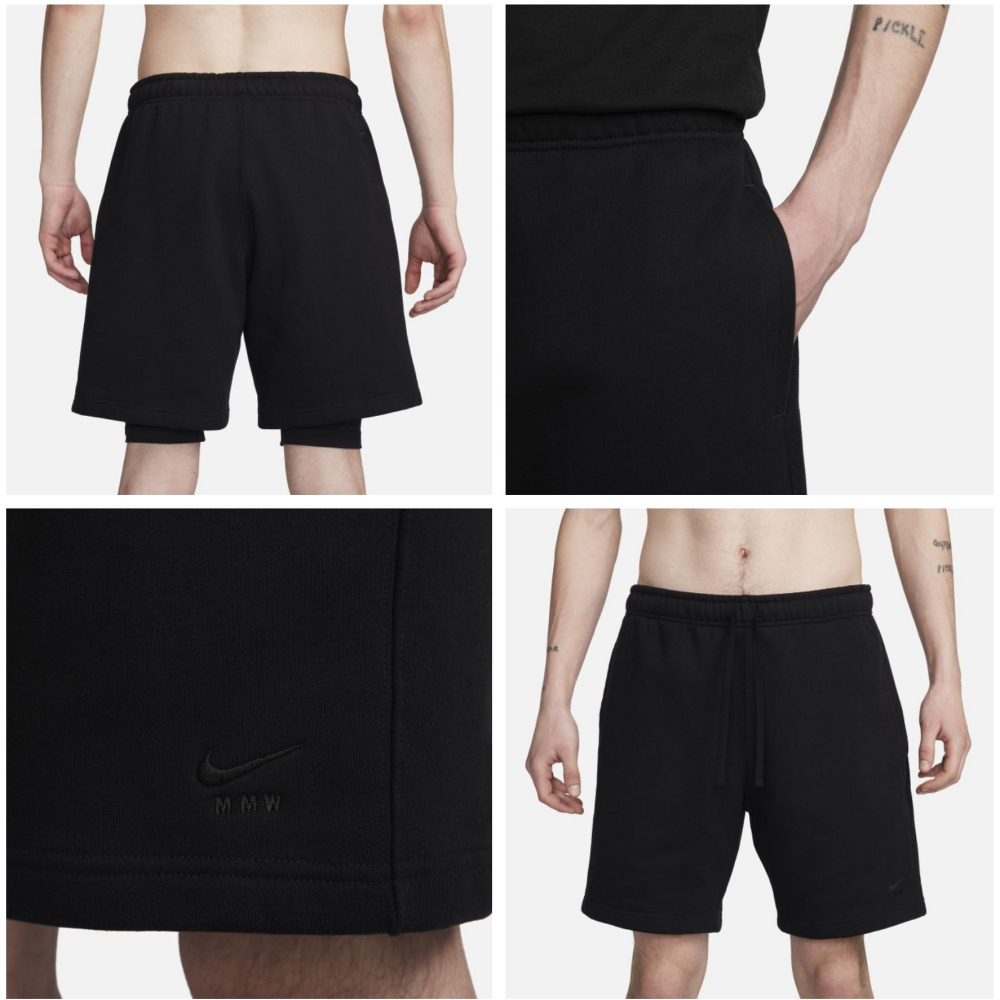【WS】NIKE X MMW 聯名款 兩件式 黑色 運動 休閒 短褲 DR5354-013-細節圖7