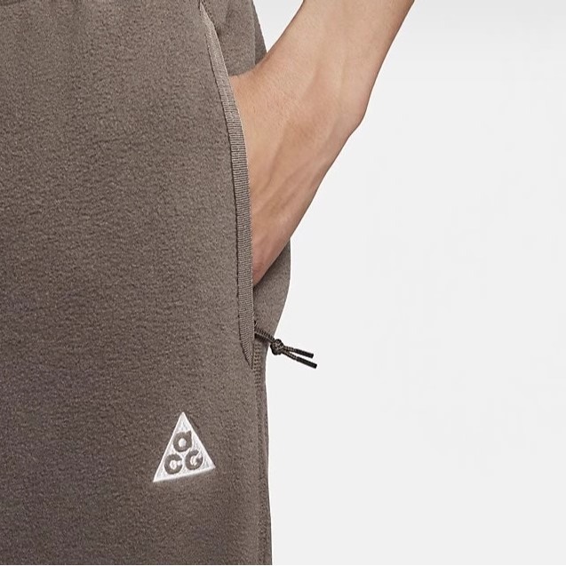 【WS】NIKE ACG POLARTEC 棕色 男女款 運動 休閒 保暖 長褲 棉褲 CV0659-004-細節圖3