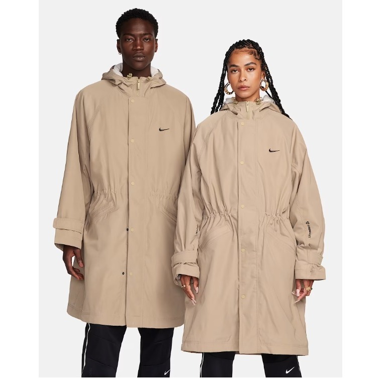 【WS】NIKE X NOCTA 男女款 聯名 運動 休閒 保暖 長袖 連帽 外套 大衣 DV3647-248-細節圖2
