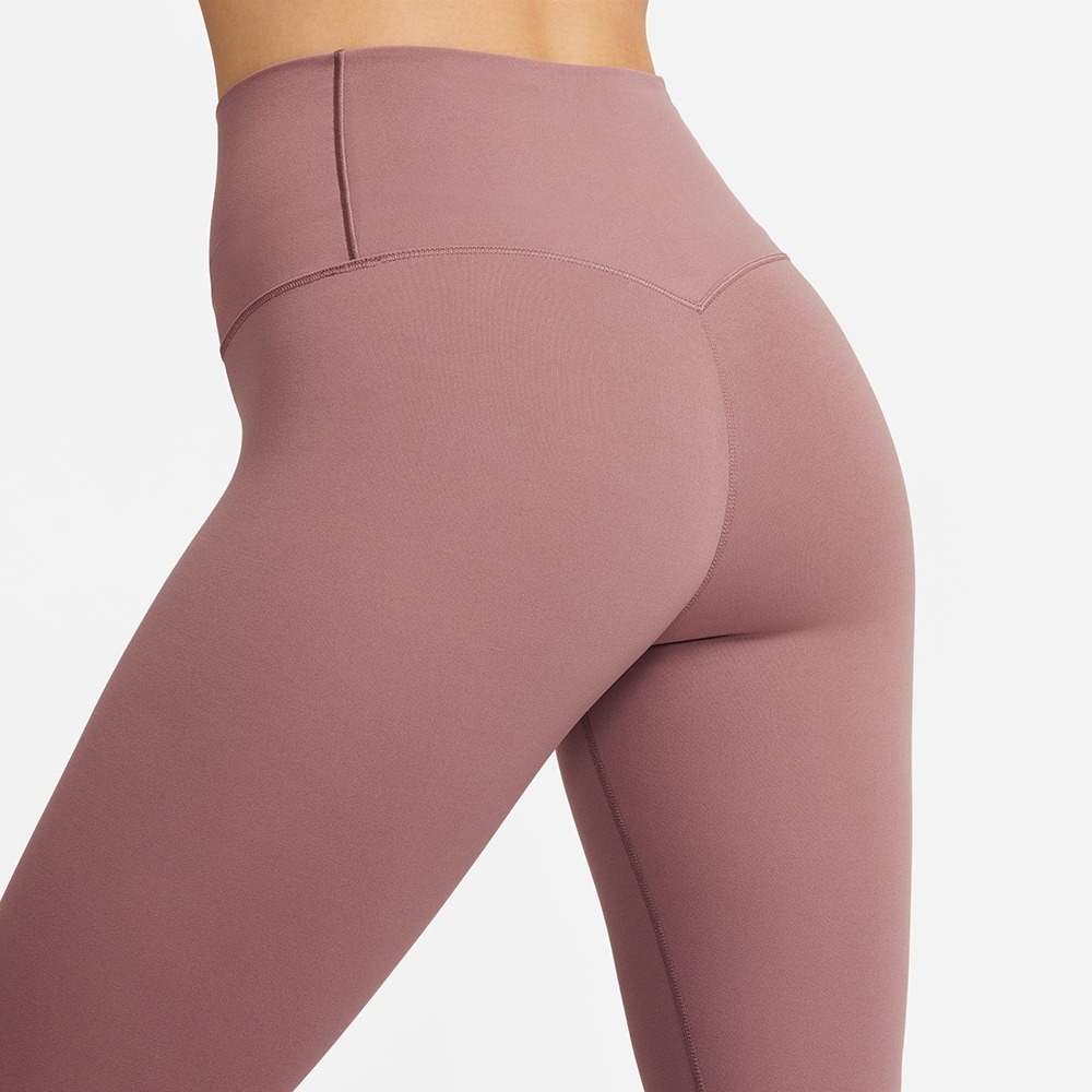 【WS】NIKE DF ZENVY HR TGHT 女款 玫瑰粉 內搭 運動 健身 瑜珈 緊身褲 DQ5640-208-細節圖6