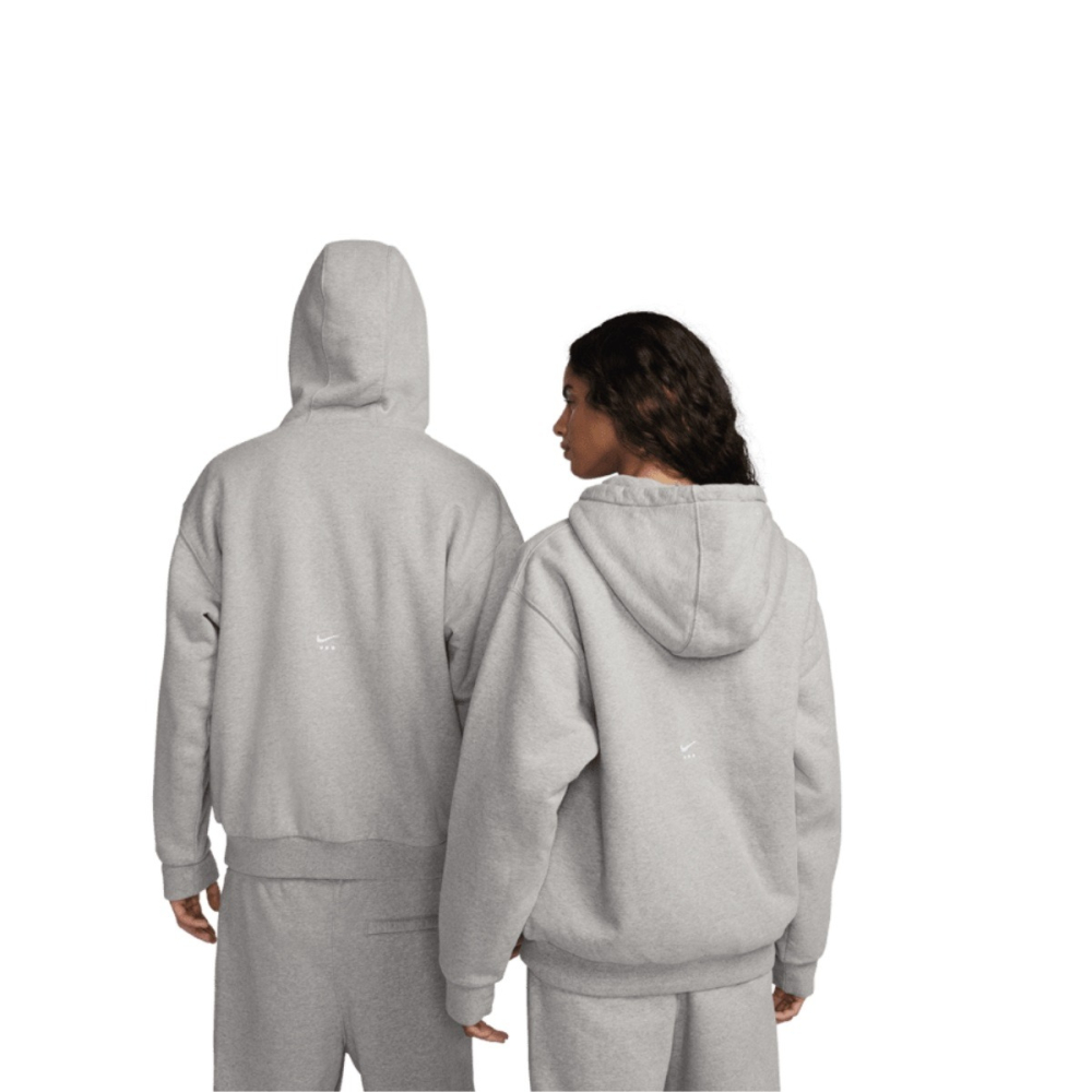 【WS】NIKE X MMW FLEECE HOODIE 聯名款 灰色 運動 休閒 長袖 外套 DR5364-050-細節圖2