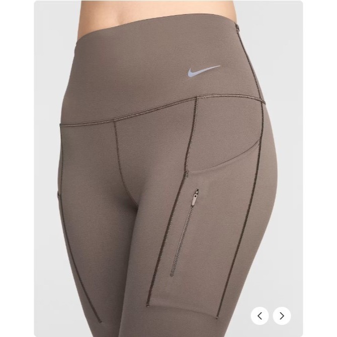 【WS】NIKE W NK DF GO MR 7/8 TGHT 咖啡 運動 健身 瑜珈 緊身褲 DQ5640-004-細節圖4