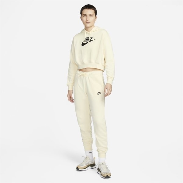 【WS】NIKE NSW CLUB FLEECE 基本款 米白 運動 休閒 連帽 長袖 帽T DQ5851-113-細節圖3