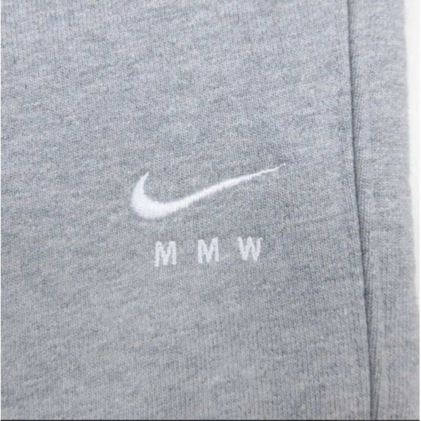 【WS】NIKE X MMW FLEECE PANTS 聯名 男款 灰 運動 休閒 保暖 長褲 DR5366-050-細節圖7