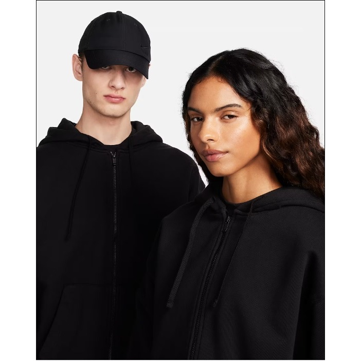 【WS】NIKE X MMW FLEECE HOODIE 聯名款 黑色 運動 休閒 長袖 外套 DR5364-010-細節圖3