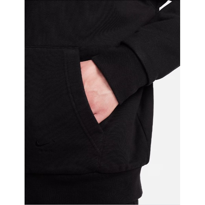 【WS】NIKE X MMW FLEECE HOODIE 聯名款 黑色 運動 休閒 長袖 外套 DR5364-010-細節圖5