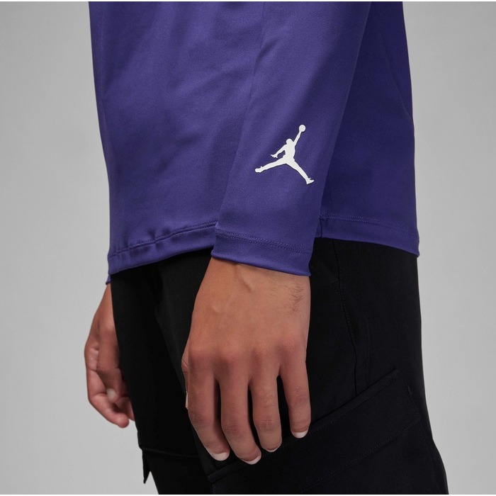 【WS】NIKE JORDAN PRO DRI-FIT 男款 紫 運動 休閒 長袖 長T 緊身衣 FD8111-502-細節圖4