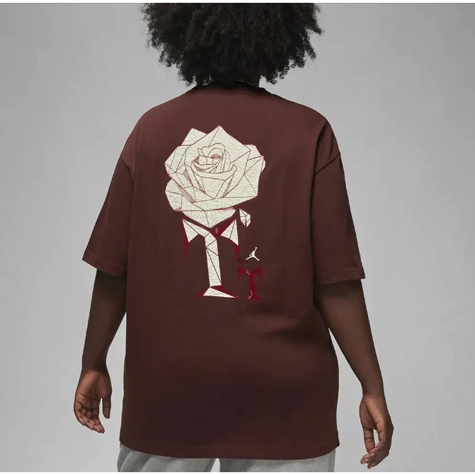 【WS】NIKE JORDANxTEYANA TAYLOR 聯名 男女款 運動 休閒 短袖 T恤 FB2641-227-細節圖2