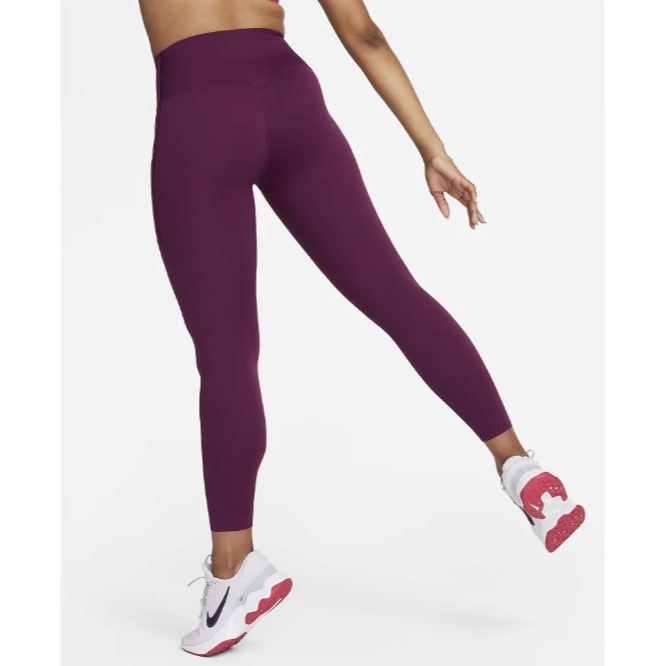 【WS】NIKE UNIVERSA 女款 中度支撐 高腰 九分 內搭 運動 健身 瑜珈 緊身褲 DQ5898-610-細節圖2