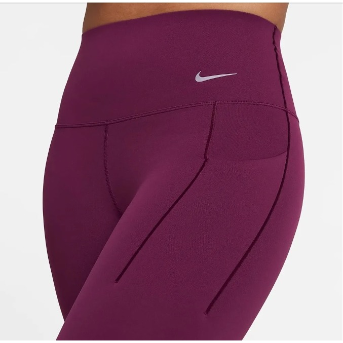 【WS】NIKE UNIVERSA 女款 中度支撐 高腰 九分 內搭 運動 健身 瑜珈 緊身褲 DQ5898-610-細節圖3